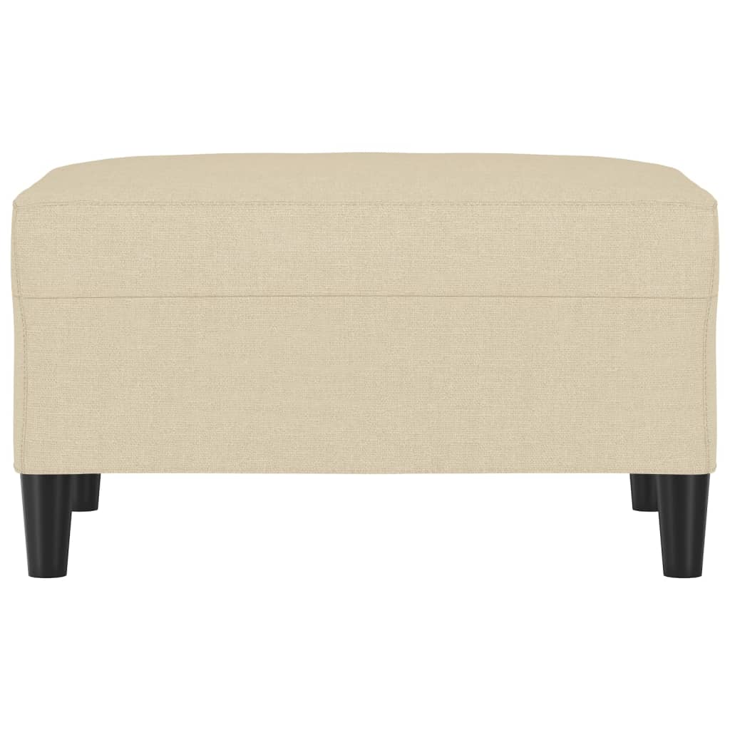 vidaXL Taburet, crem, 70x55x41 cm, material textil vidaXL Taburet, crem, 70x55x41 cm, material textil