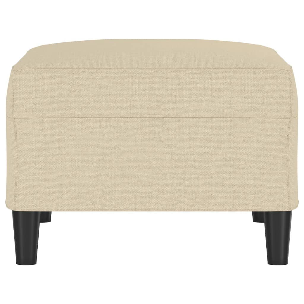 vidaXL Taburet, crem, 70x55x41 cm, material textil vidaXL Taburet, crem, 70x55x41 cm, material textil