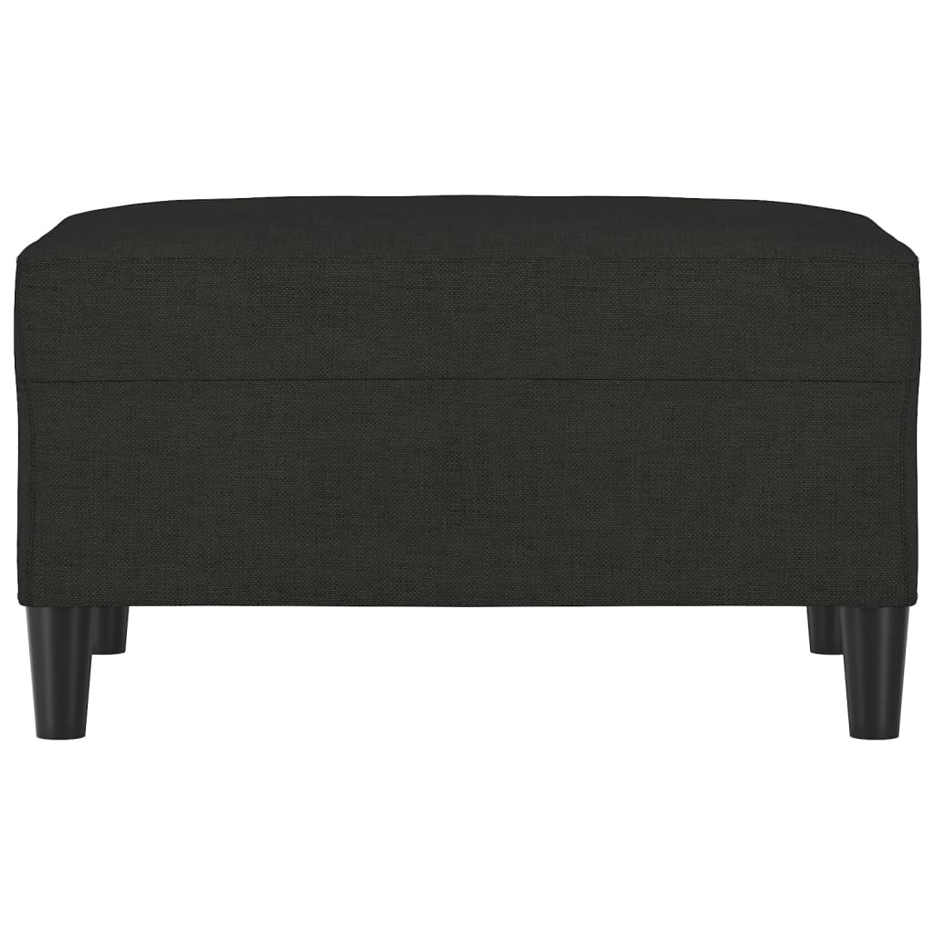 vidaXL Taburet, negru, 70x55x41 cm, material textil vidaXL Taburet, negru, 70x55x41 cm, material textil