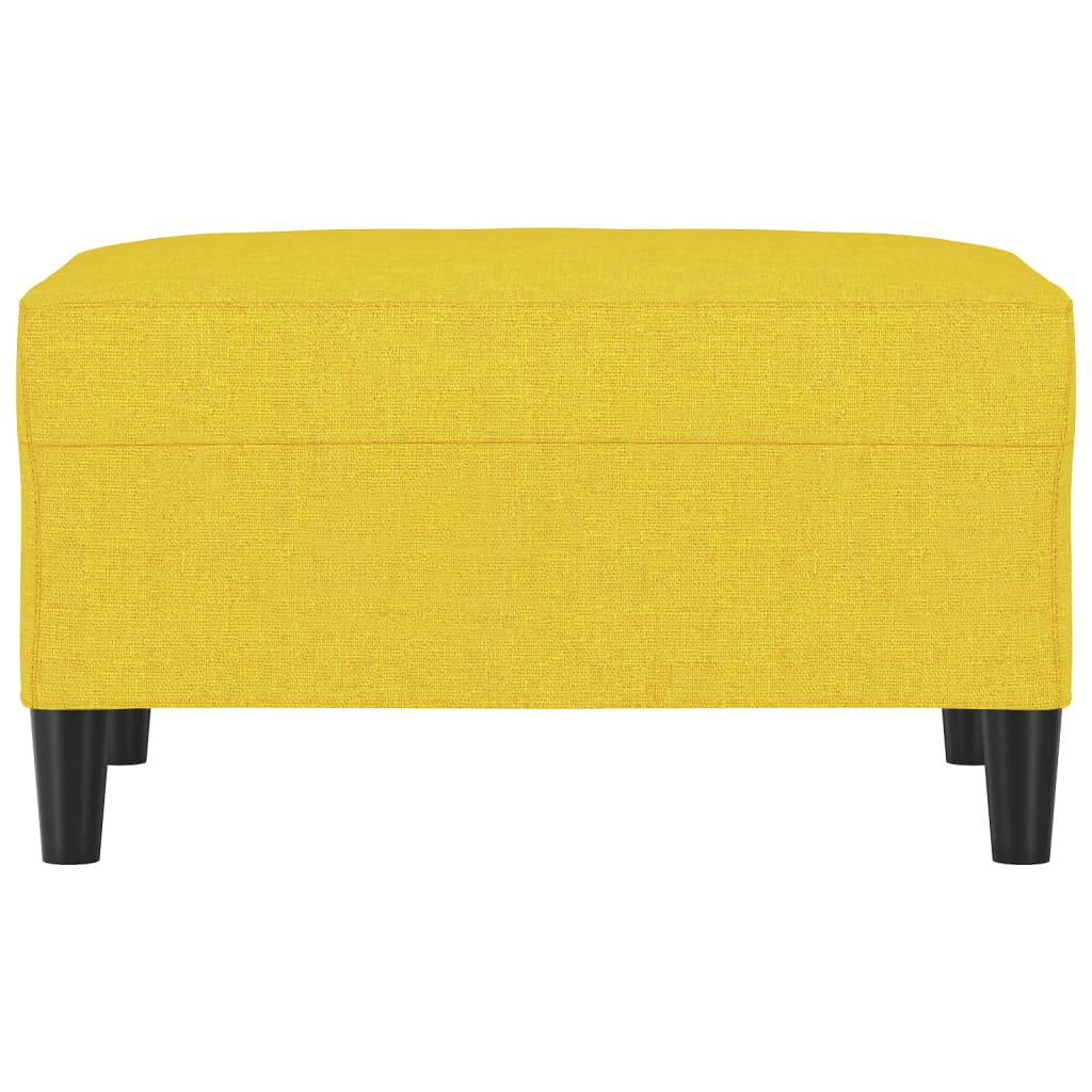 vidaXL Taburet, galben deschis, 70x55x41 cm, material textil