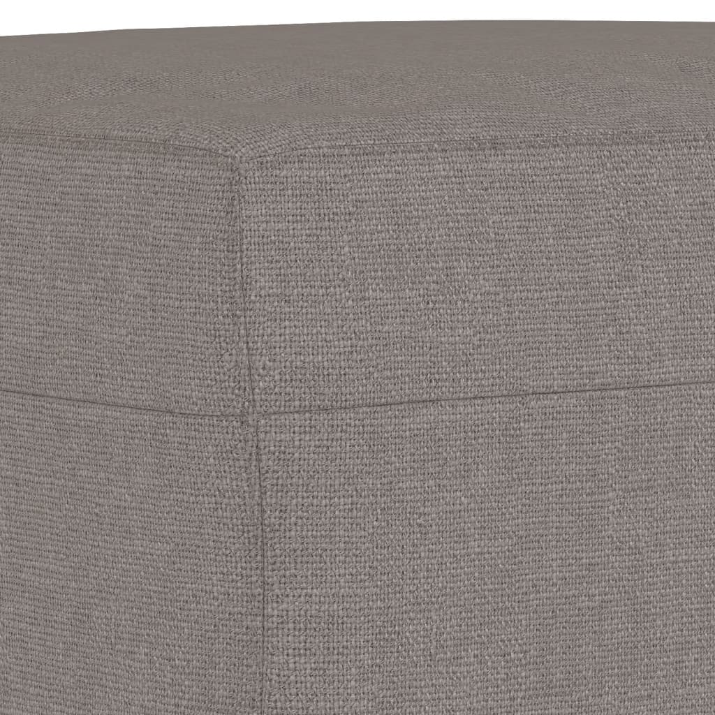 vidaXL Taburet, gri taupe, 70x55x41 cm, material textil vidaXL Taburet, gri taupe, 70x55x41 cm, material textil