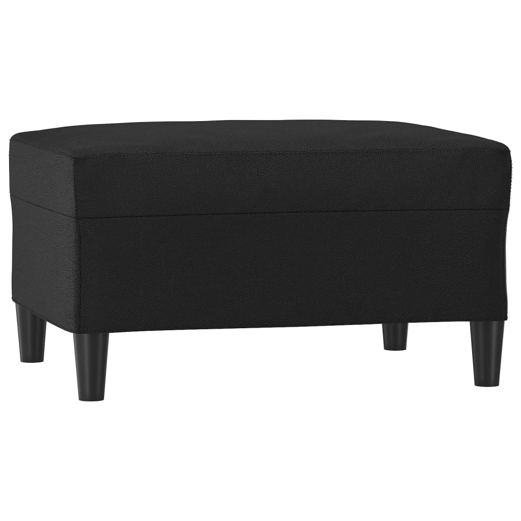vidaXL Taburet, negru, 70x55x41 cm, piele ecologică vidaXL Taburet, negru, 70x55x41 cm, piele ecologică
