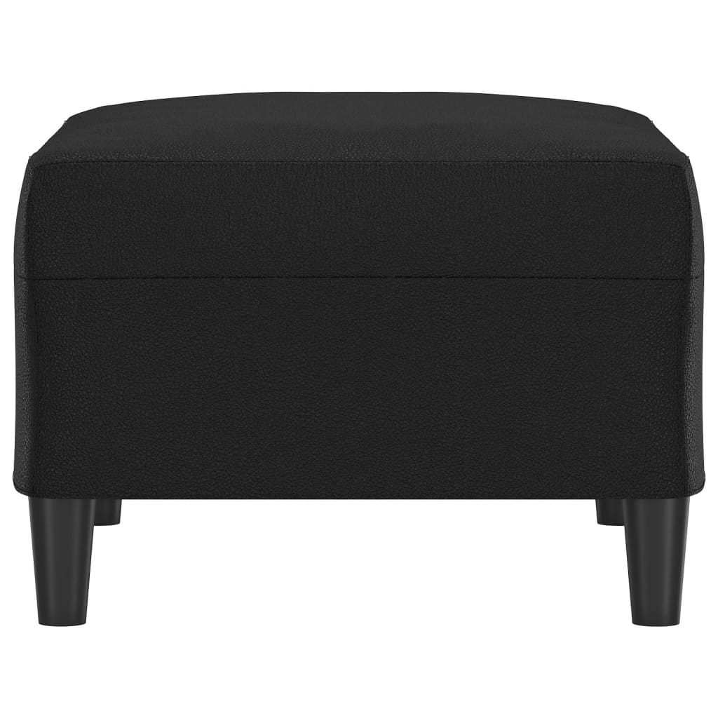 vidaXL Taburet, negru, 70x55x41 cm, piele ecologică vidaXL Taburet, negru, 70x55x41 cm, piele ecologică