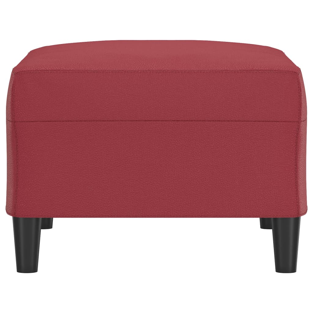 vidaXL Taburet, roșu vin, 70x55x41 cm, piele ecologică vidaXL Taburet, roșu vin, 70x55x41 cm, piele ecologică