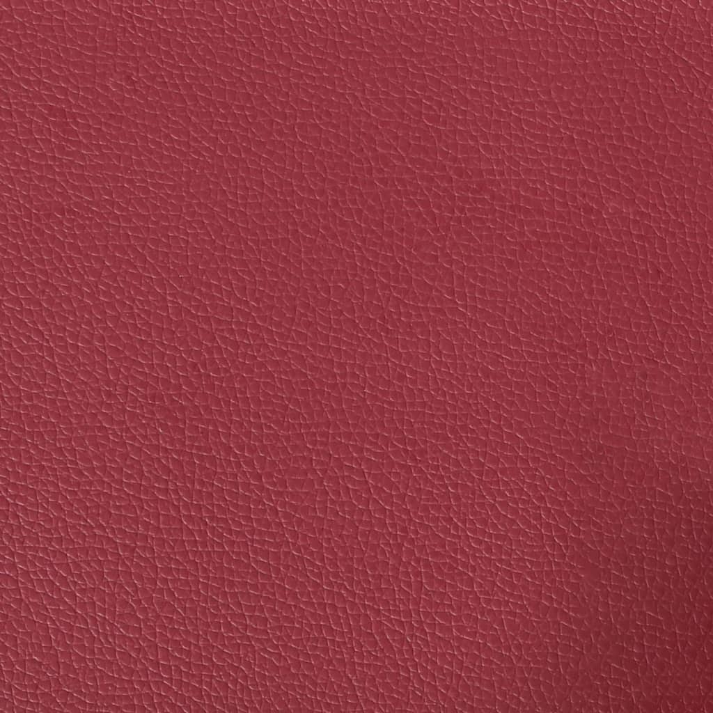 vidaXL Taburet, roșu vin, 70x55x41 cm, piele ecologică vidaXL Taburet, roșu vin, 70x55x41 cm, piele ecologică