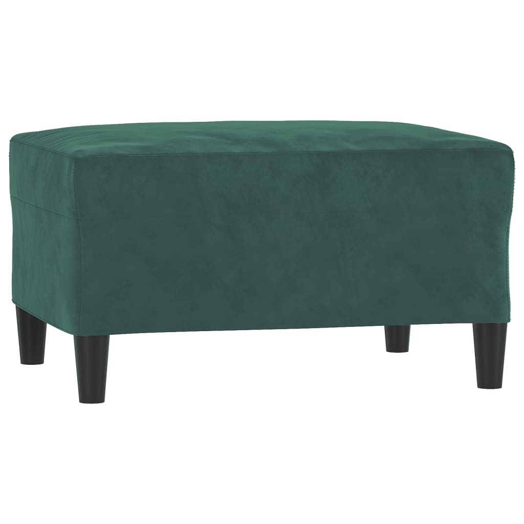 vidaXL Taburet, verde închis, 70x55x41 cm, catifea vidaXL Taburet, verde închis, 70x55x41 cm, catifea