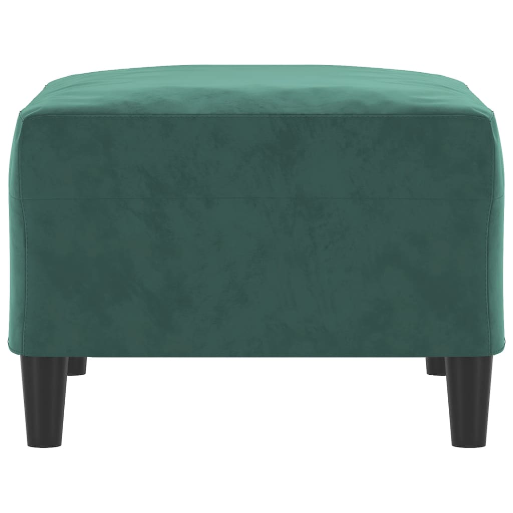 vidaXL Taburet, verde închis, 70x55x41 cm, catifea vidaXL Taburet, verde închis, 70x55x41 cm, catifea