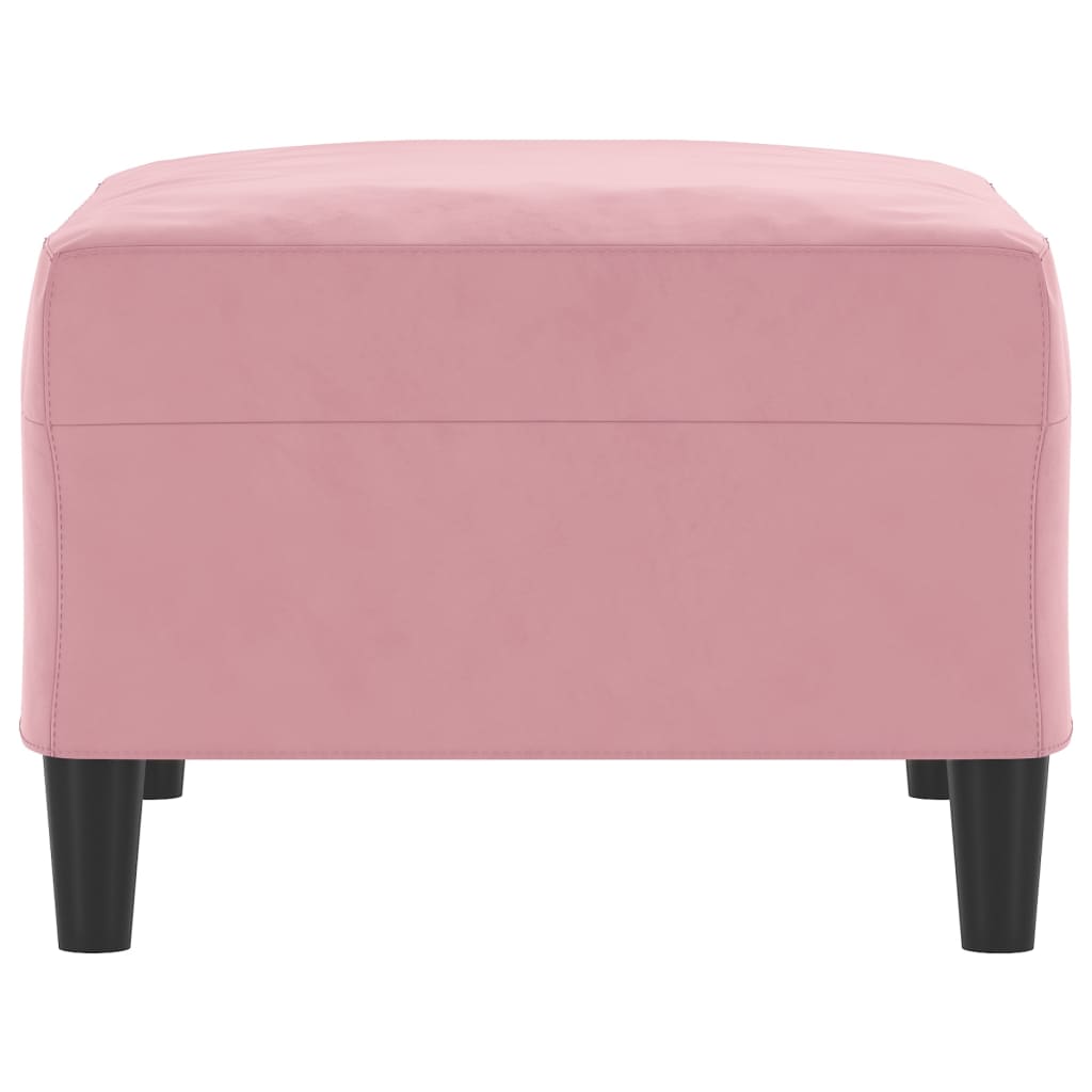 vidaXL Taburet, roz, 70x55x41 cm, catifea vidaXL Taburet, roz, 70x55x41 cm, catifea