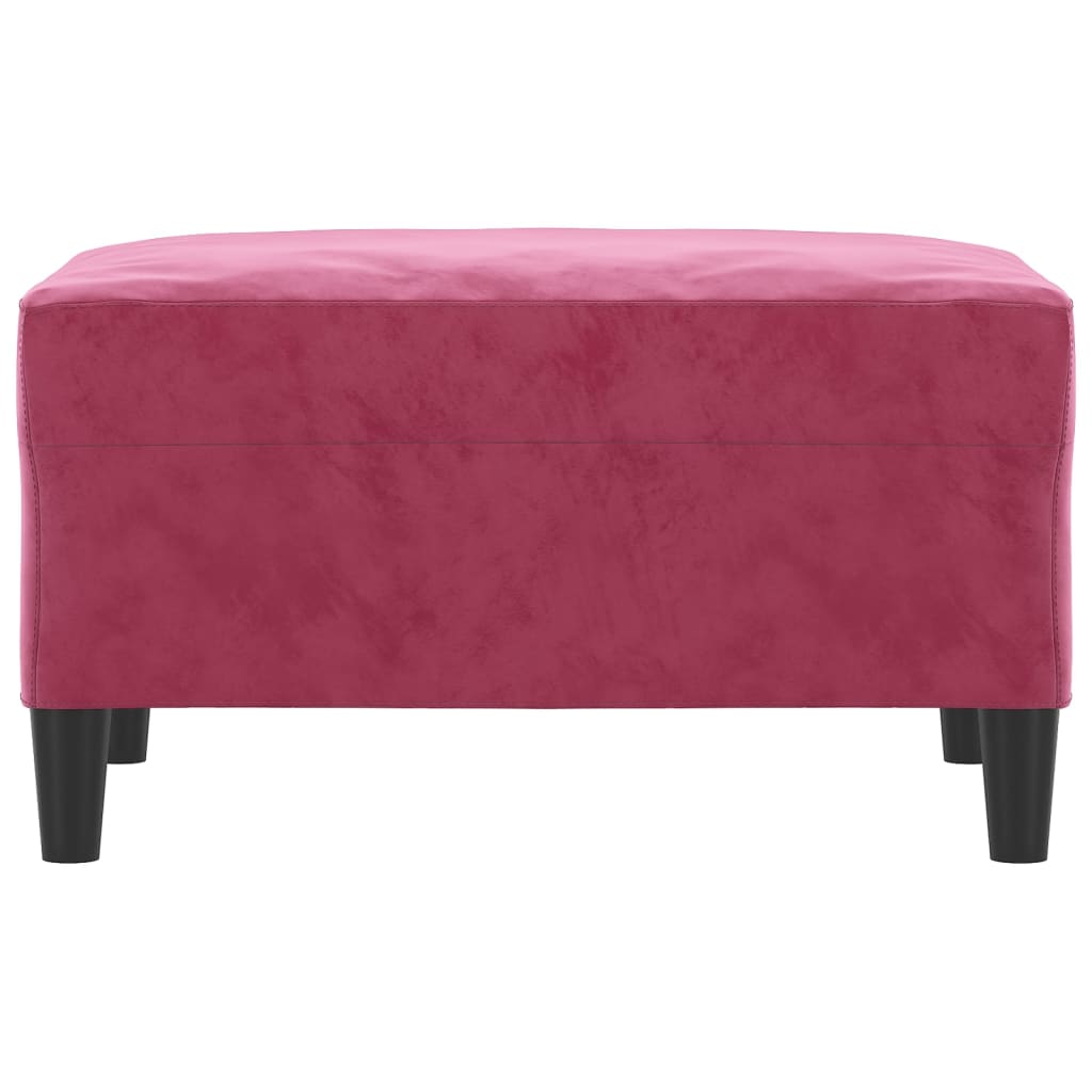 vidaXL Taburet, roșu vin, 70x55x41 cm, catifea vidaXL Taburet, roșu vin, 70x55x41 cm, catifea