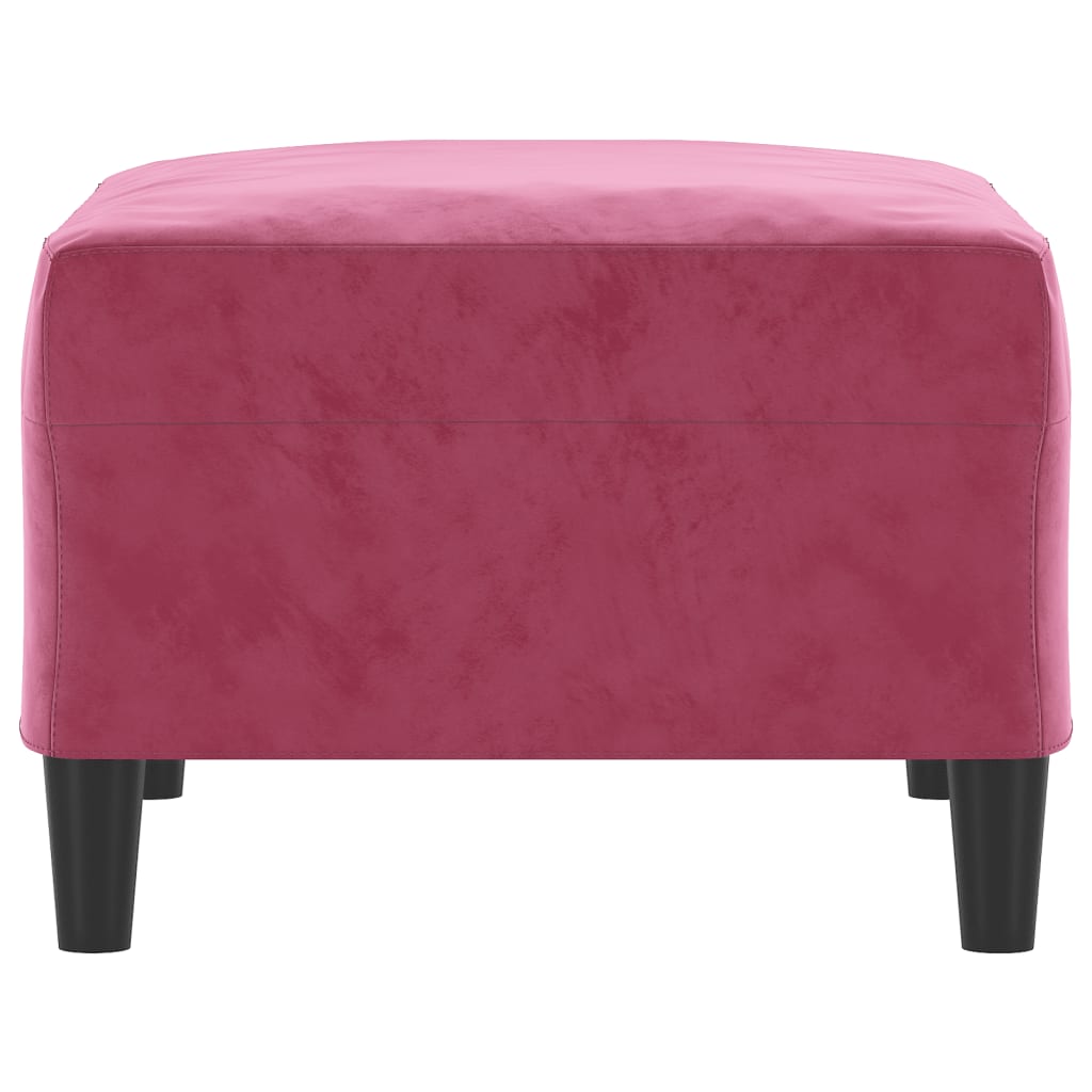 vidaXL Taburet, roșu vin, 70x55x41 cm, catifea vidaXL Taburet, roșu vin, 70x55x41 cm, catifea