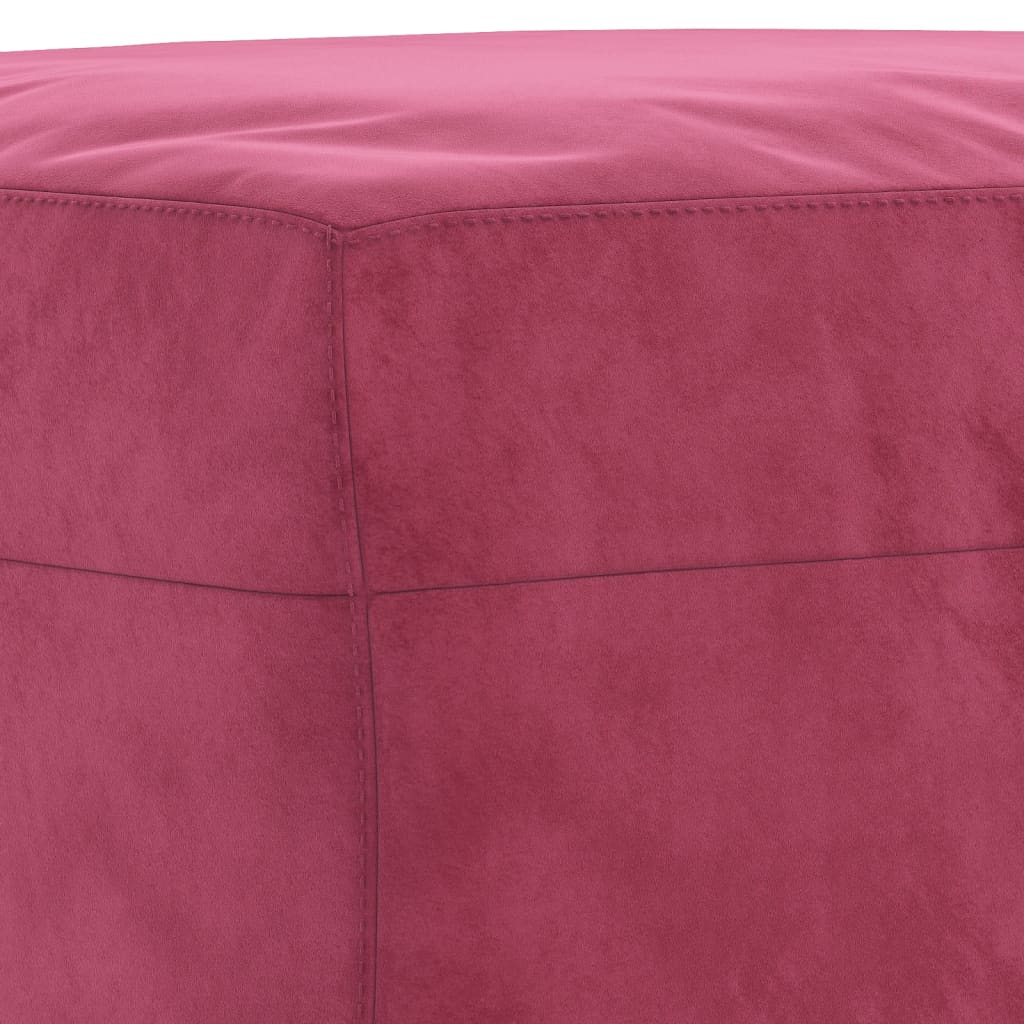 vidaXL Taburet, roșu vin, 70x55x41 cm, catifea vidaXL Taburet, roșu vin, 70x55x41 cm, catifea