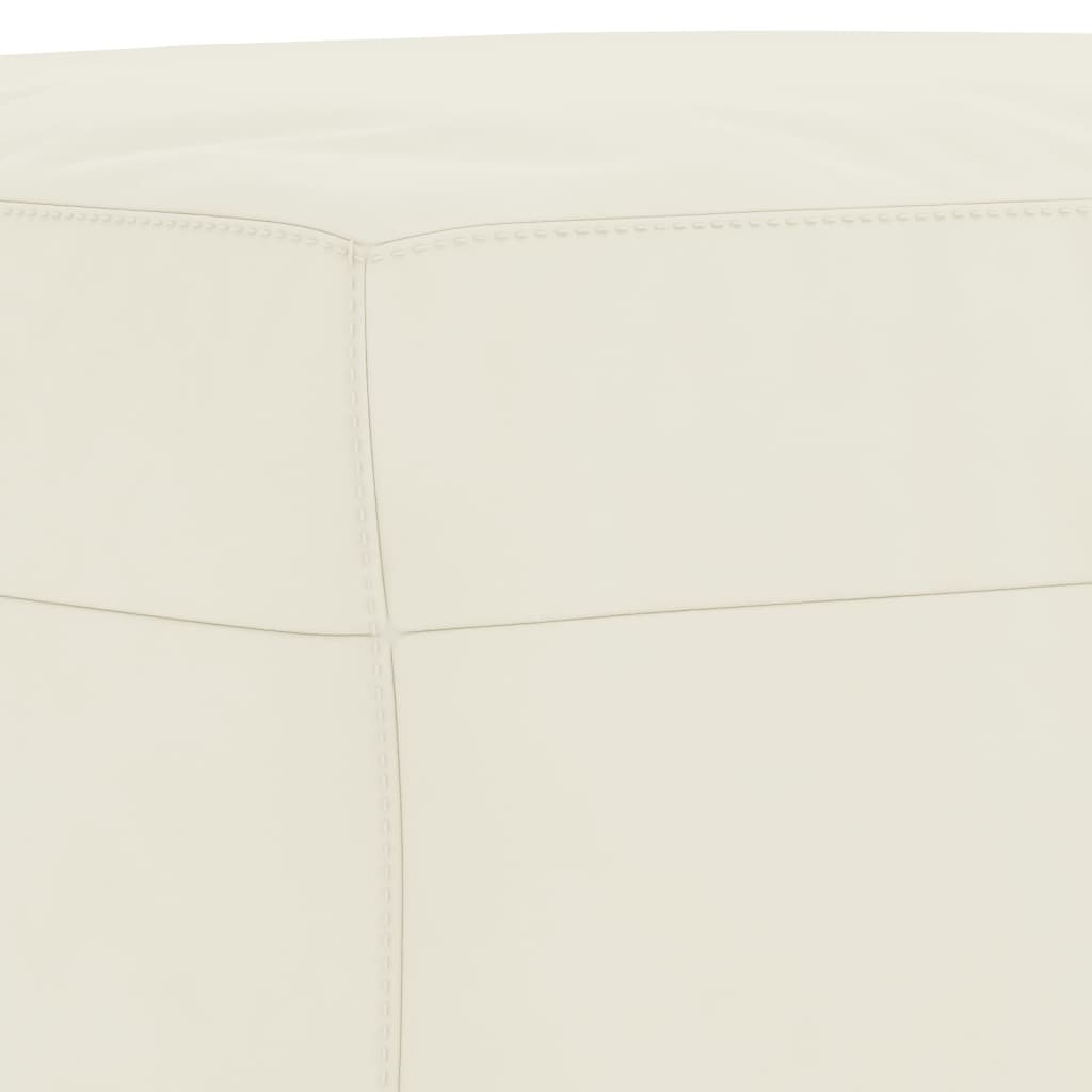 vidaXL Taburet, crem, 70x55x41 cm, catifea vidaXL Taburet, crem, 70x55x41 cm, catifea
