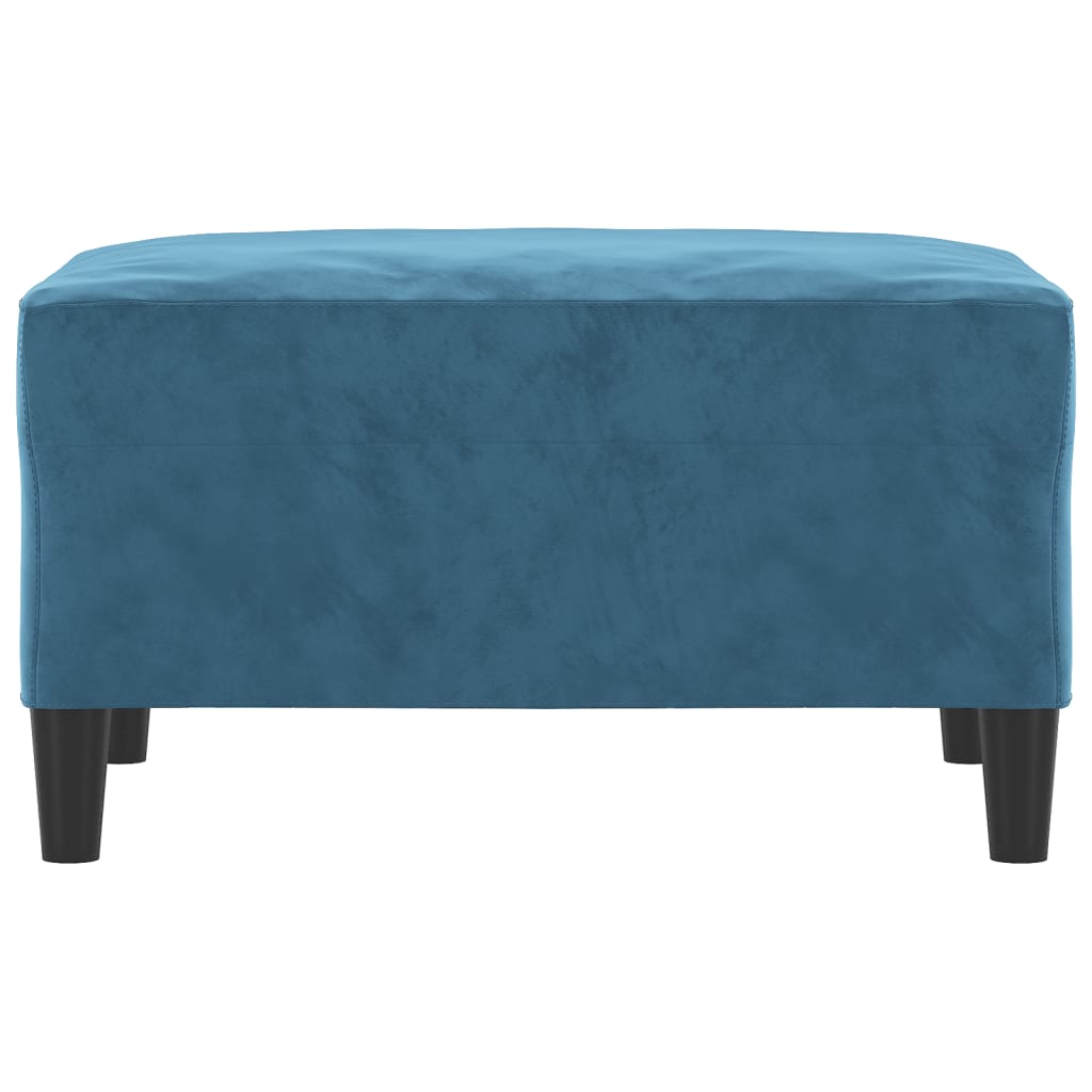 vidaXL Taburet, albastru, 70x55x41 cm, catifea vidaXL Taburet, albastru, 70x55x41 cm, catifea