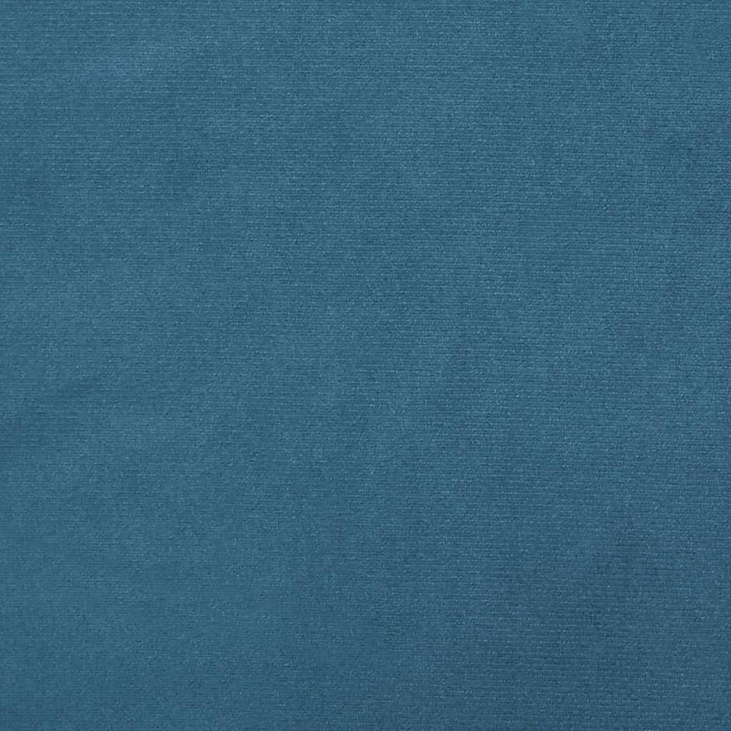 vidaXL Taburet, albastru, 70x55x41 cm, catifea vidaXL Taburet, albastru, 70x55x41 cm, catifea