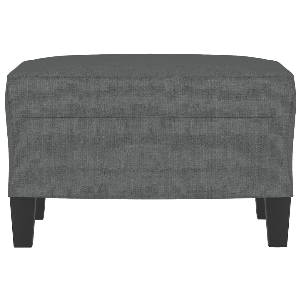 vidaXL Taburet, gri închis, 60x50x41 cm, material textil vidaXL Taburet, gri închis, 60x50x41 cm, material textil