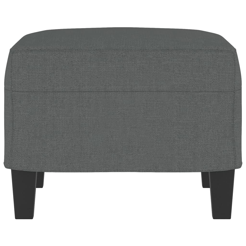 vidaXL Taburet, gri închis, 60x50x41 cm, material textil vidaXL Taburet, gri închis, 60x50x41 cm, material textil