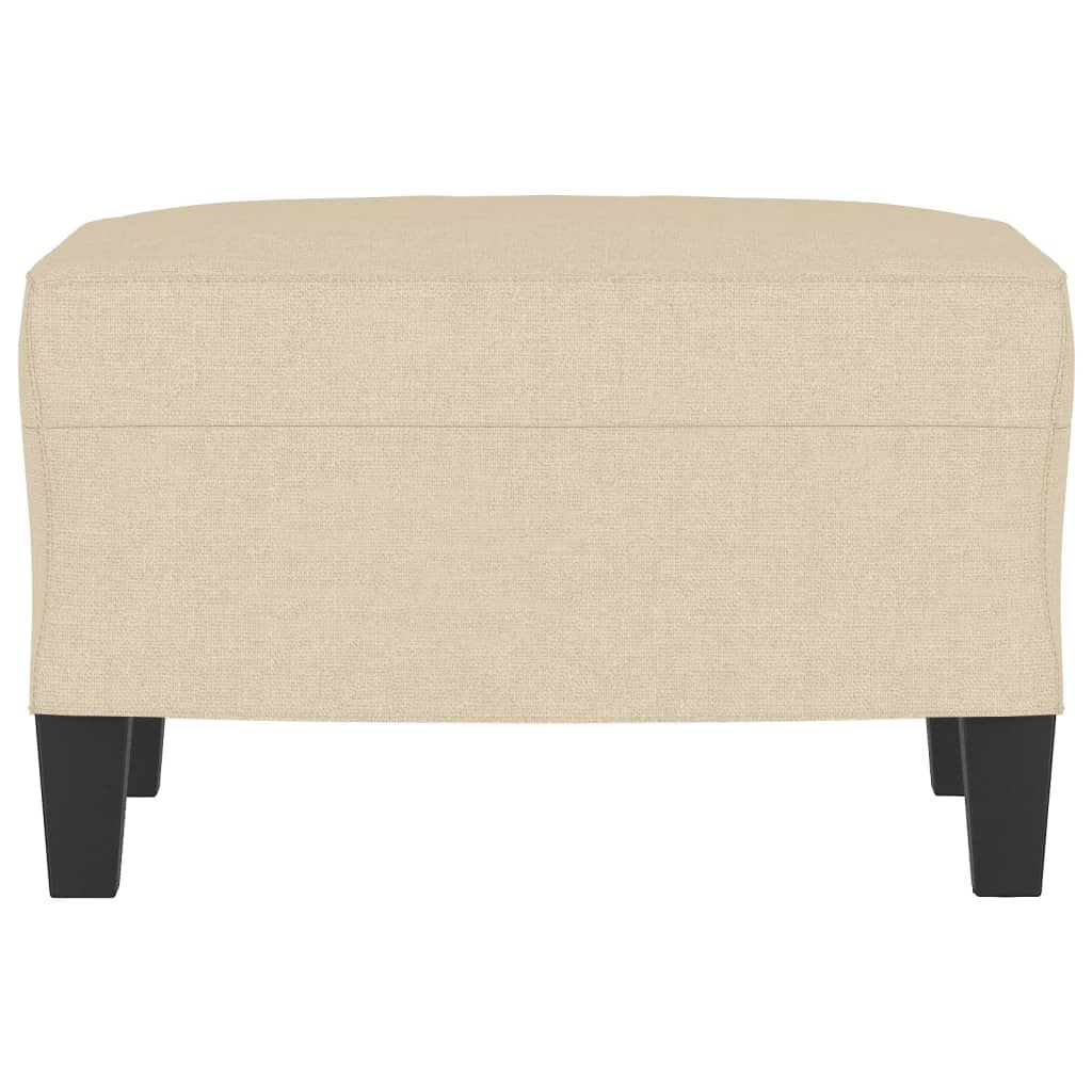 vidaXL Taburet, crem, 60x50x41 cm, material textil vidaXL Taburet, crem, 60x50x41 cm, material textil