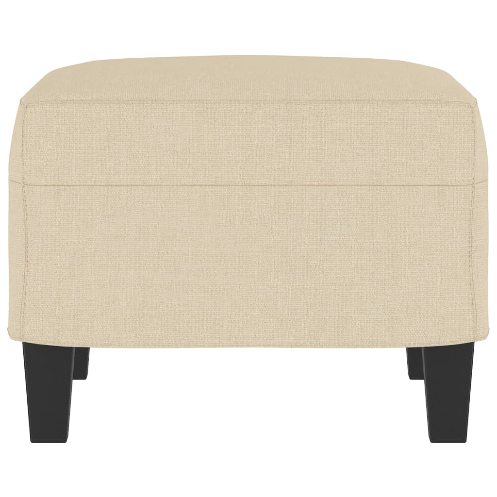 vidaXL Taburet, crem, 60x50x41 cm, material textil vidaXL Taburet, crem, 60x50x41 cm, material textil