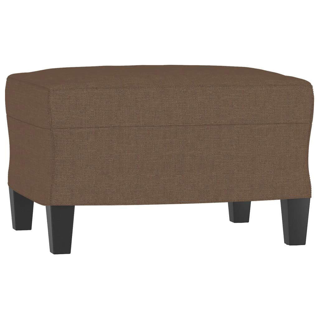 vidaXL Taburet, maro, 60x50x41 cm, material textil vidaXL Taburet, maro, 60x50x41 cm, material textil