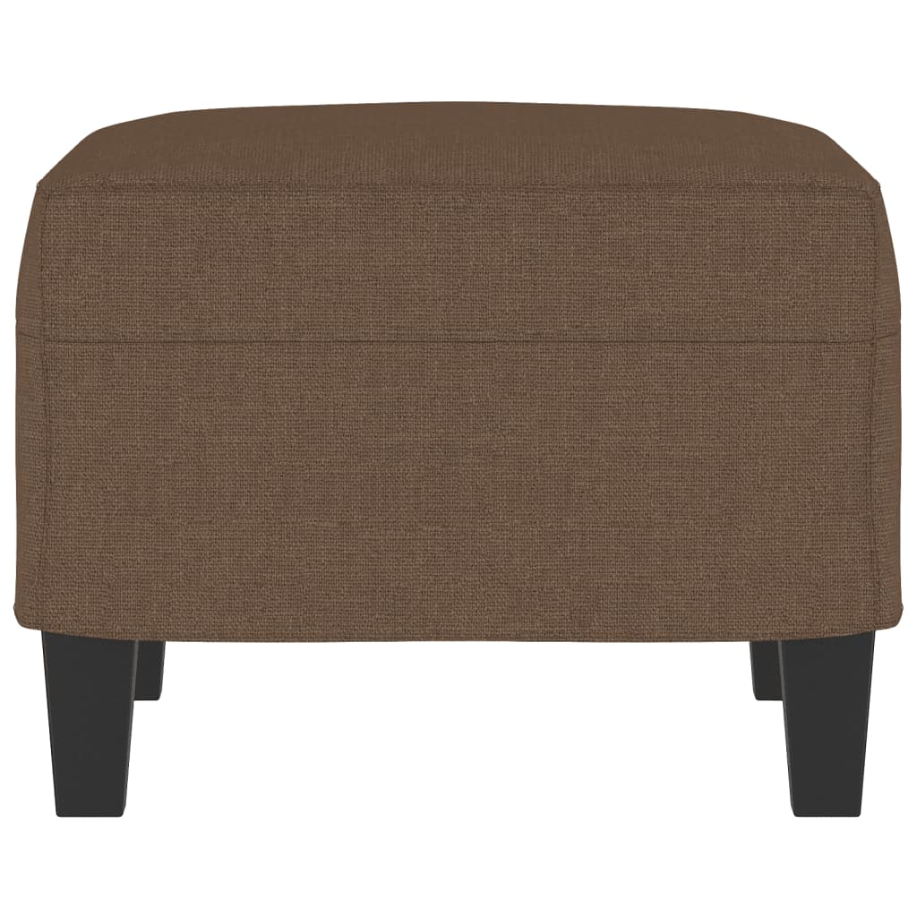 vidaXL Taburet, maro, 60x50x41 cm, material textil vidaXL Taburet, maro, 60x50x41 cm, material textil