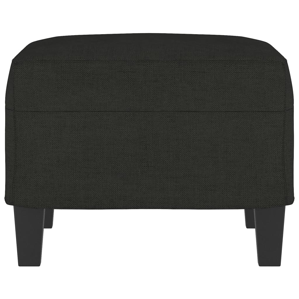 vidaXL Taburet, negru, 60x50x41 cm, material textil vidaXL Taburet, negru, 60x50x41 cm, material textil