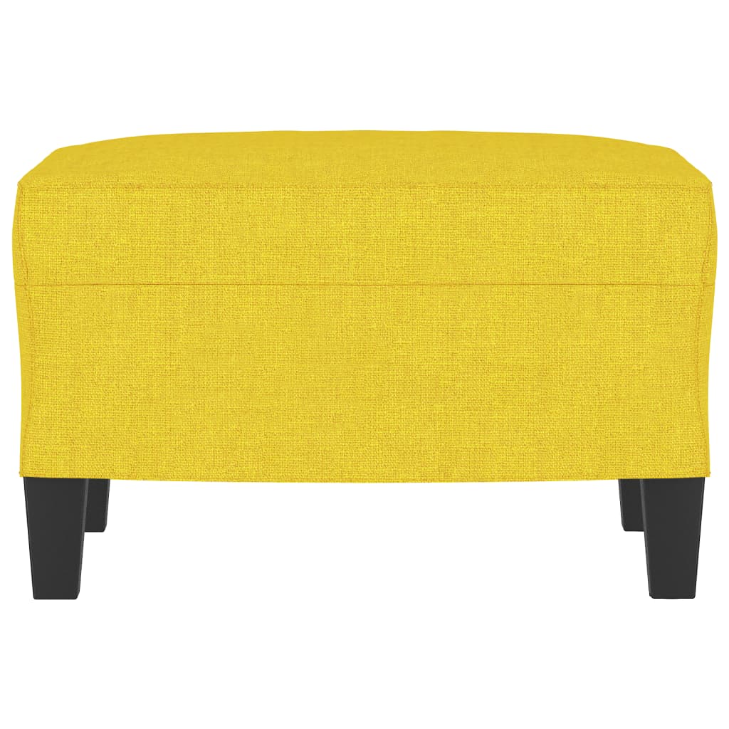 vidaXL Taburet, galben deschis, 60x50x41 cm, material textil vidaXL Taburet, galben deschis, 60x50x41 cm, material textil