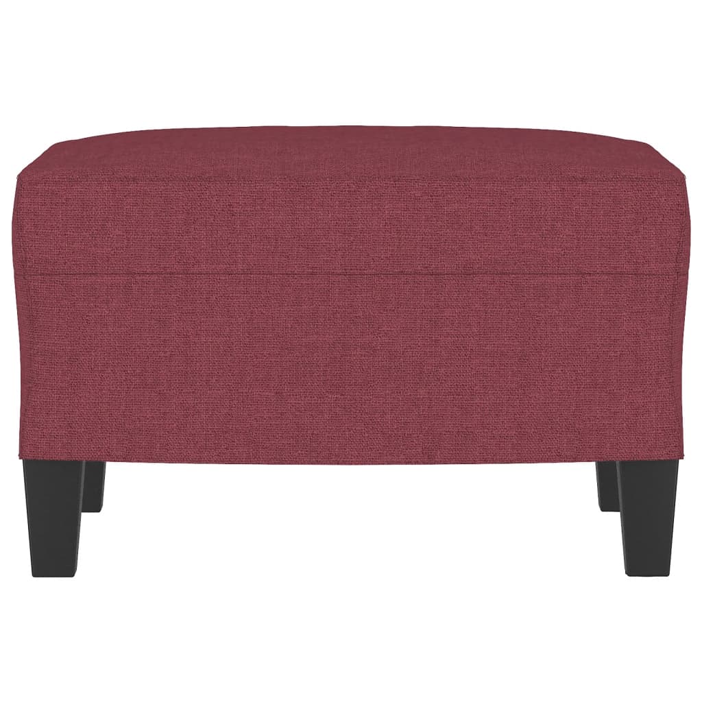vidaXL Taburet, roșu vin, 60x50x41 cm, material textil vidaXL Taburet, roșu vin, 60x50x41 cm, material textil