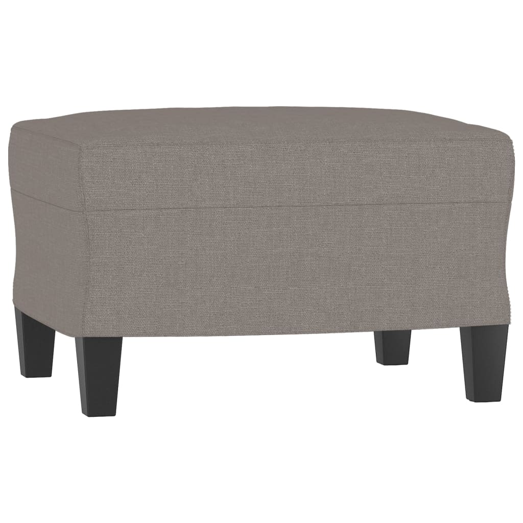 vidaXL Taburet, gri taupe, 60x50x41 cm, material textil vidaXL Taburet, gri taupe, 60x50x41 cm, material textil