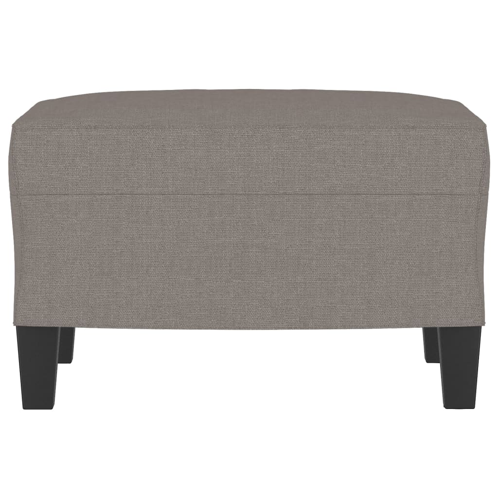 vidaXL Taburet, gri taupe, 60x50x41 cm, material textil vidaXL Taburet, gri taupe, 60x50x41 cm, material textil