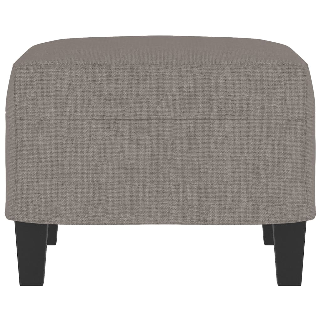 vidaXL Taburet, gri taupe, 60x50x41 cm, material textil vidaXL Taburet, gri taupe, 60x50x41 cm, material textil