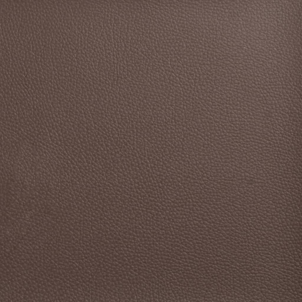 vidaXL Taburet, maro, 60x50x41 cm, piele ecologică vidaXL Taburet, maro, 60x50x41 cm, piele ecologică