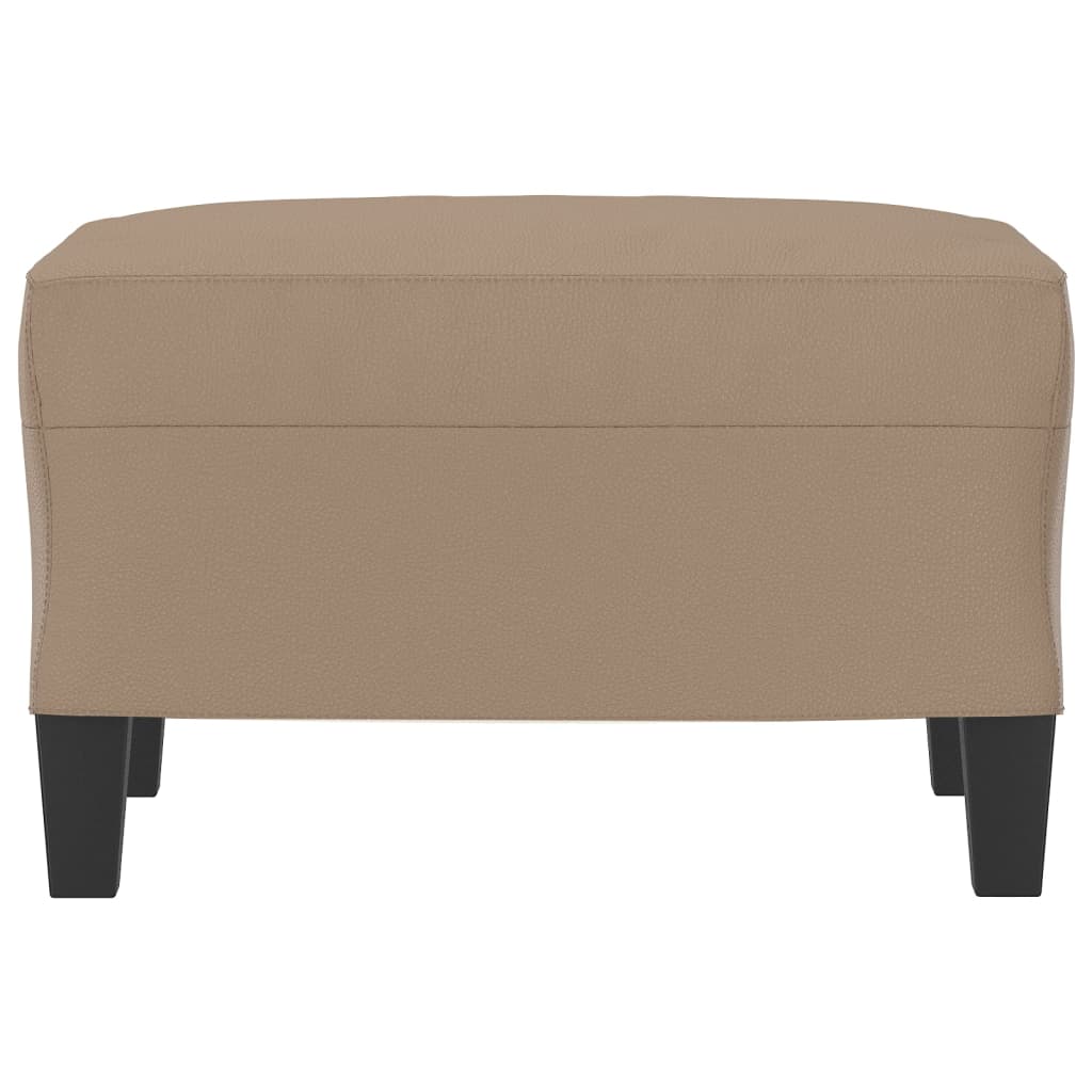 vidaXL Taburet, cappuccino, 60x50x41 cm, piele ecologică vidaXL Taburet, cappuccino, 60x50x41 cm, piele ecologică