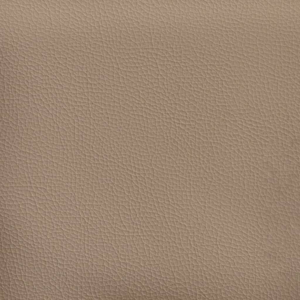 vidaXL Taburet, cappuccino, 60x50x41 cm, piele ecologică vidaXL Taburet, cappuccino, 60x50x41 cm, piele ecologică