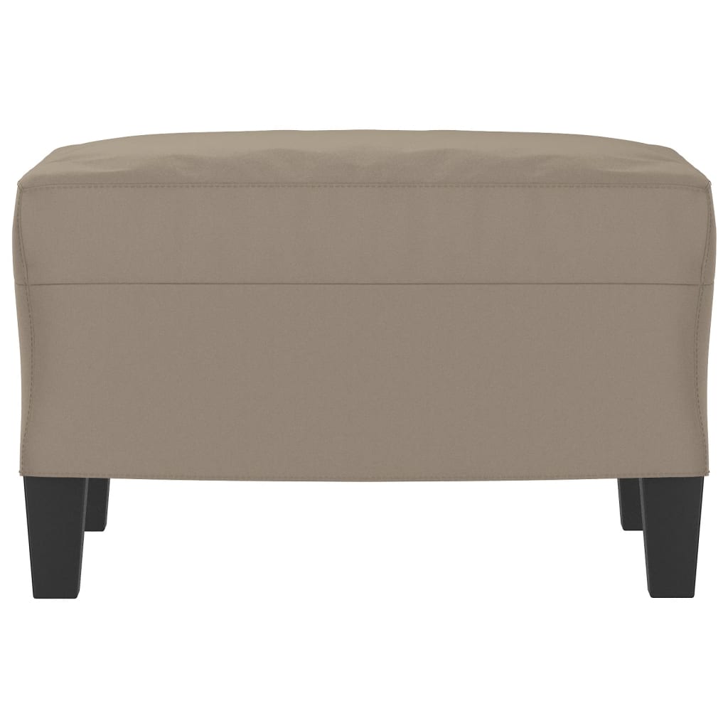 vidaXL Taburet, gri taupe, 60x50x41 cm, microfibră vidaXL Taburet, gri taupe, 60x50x41 cm, microfibră