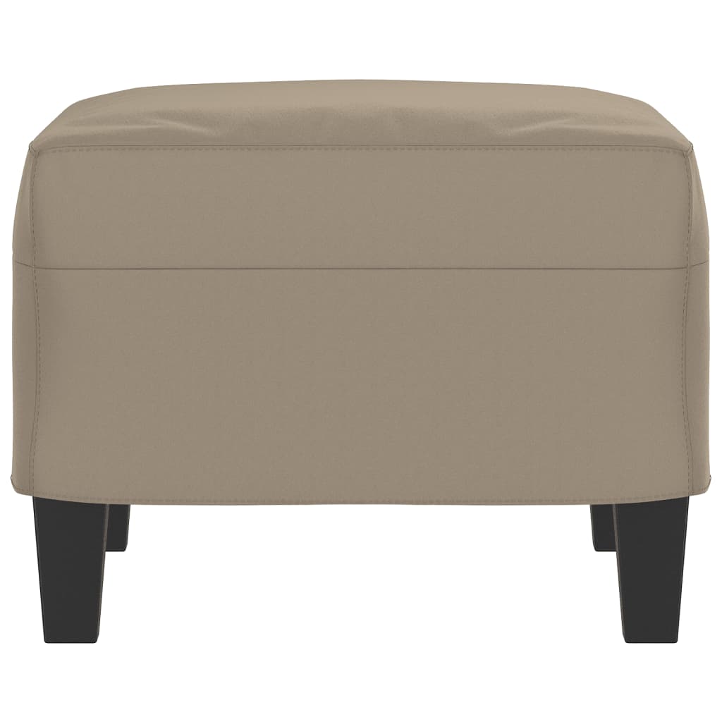 vidaXL Taburet, gri taupe, 60x50x41 cm, microfibră vidaXL Taburet, gri taupe, 60x50x41 cm, microfibră