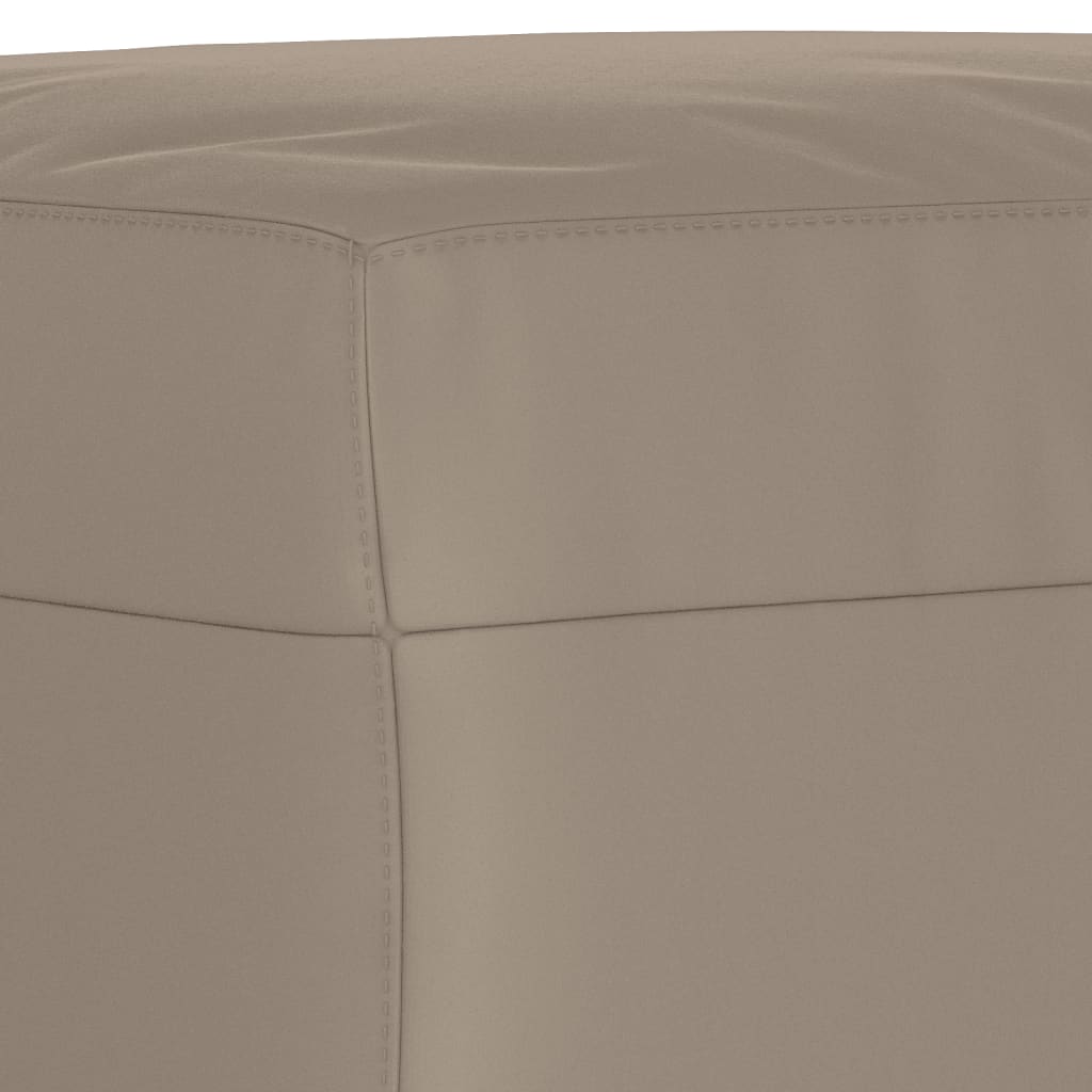 vidaXL Taburet, gri taupe, 60x50x41 cm, microfibră vidaXL Taburet, gri taupe, 60x50x41 cm, microfibră