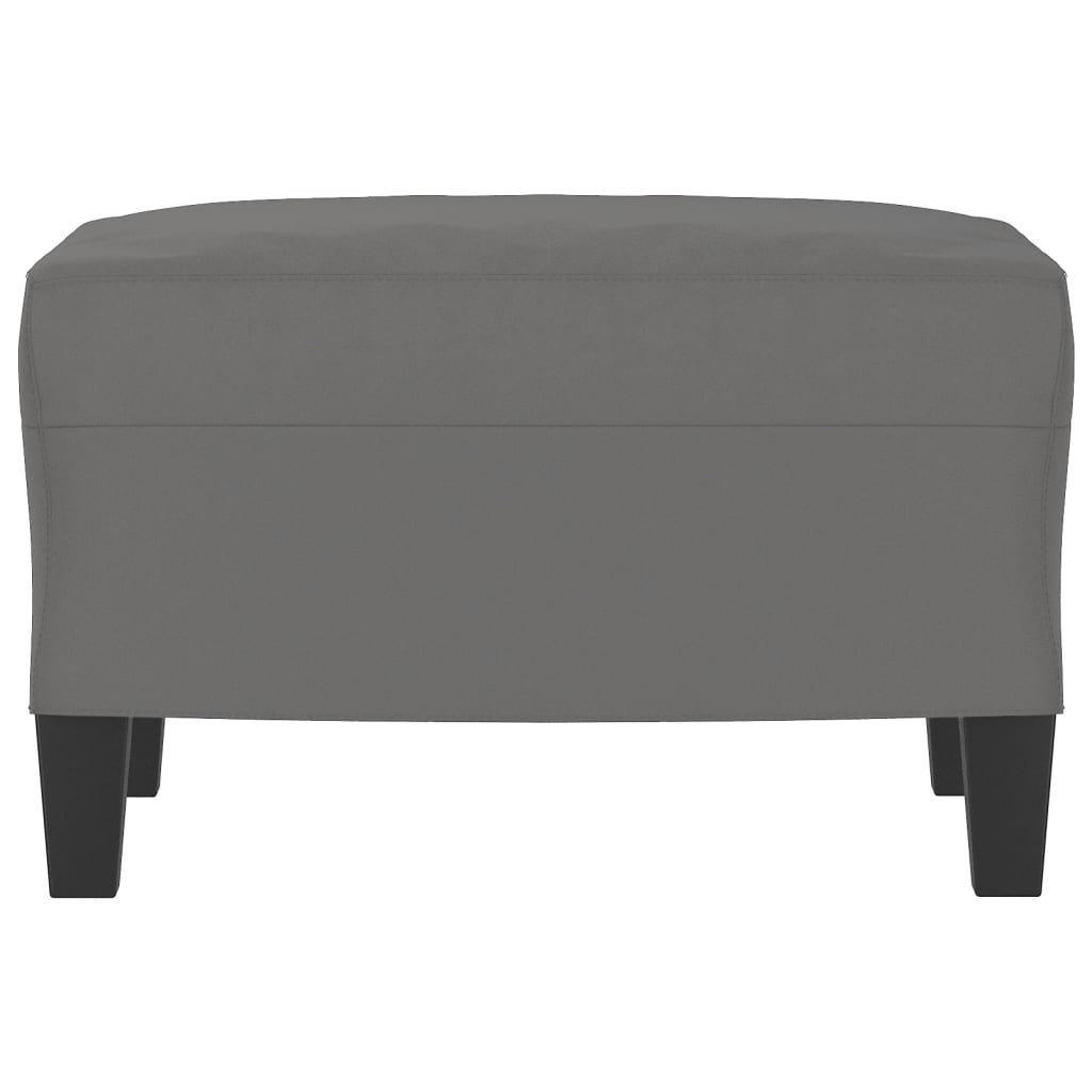 vidaXL Taburet, gri închis, 60x50x41 cm, microfibră vidaXL Taburet, gri închis, 60x50x41 cm, microfibră