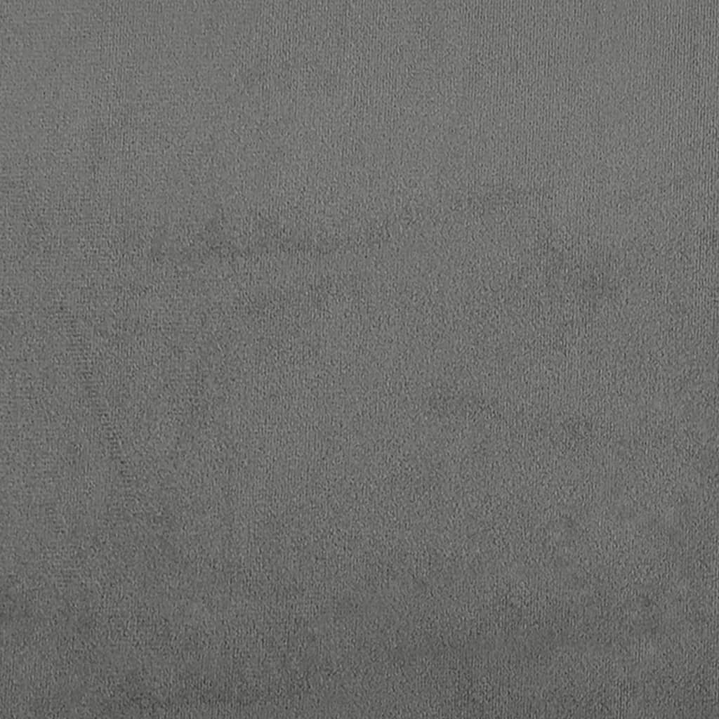vidaXL Taburet, gri închis, 60x50x41 cm, microfibră vidaXL Taburet, gri închis, 60x50x41 cm, microfibră