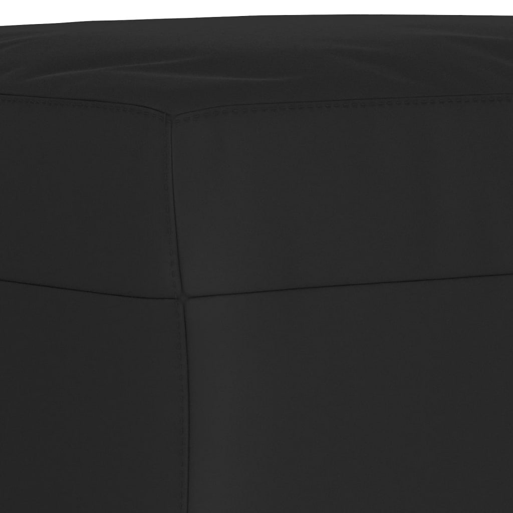 vidaXL Taburet, negru, 60x50x41 cm, microfibră vidaXL Taburet, negru, 60x50x41 cm, microfibră