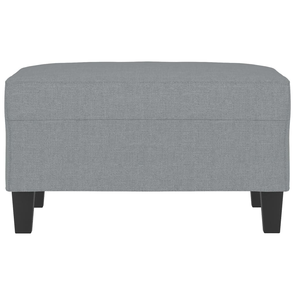 vidaXL Taburet, gri deschis, 70x55x41 cm, material textil vidaXL Taburet, gri deschis, 70x55x41 cm, material textil