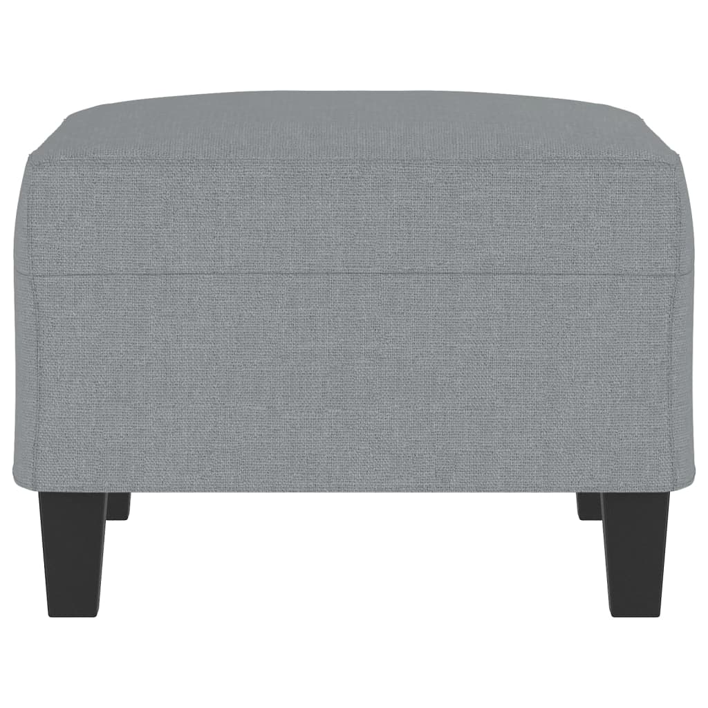vidaXL Taburet, gri deschis, 70x55x41 cm, material textil vidaXL Taburet, gri deschis, 70x55x41 cm, material textil