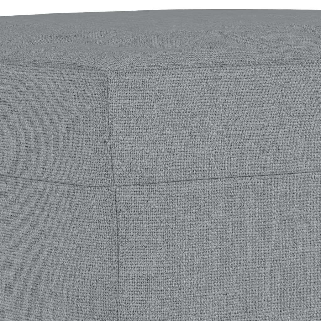 vidaXL Taburet, gri deschis, 70x55x41 cm, material textil vidaXL Taburet, gri deschis, 70x55x41 cm, material textil