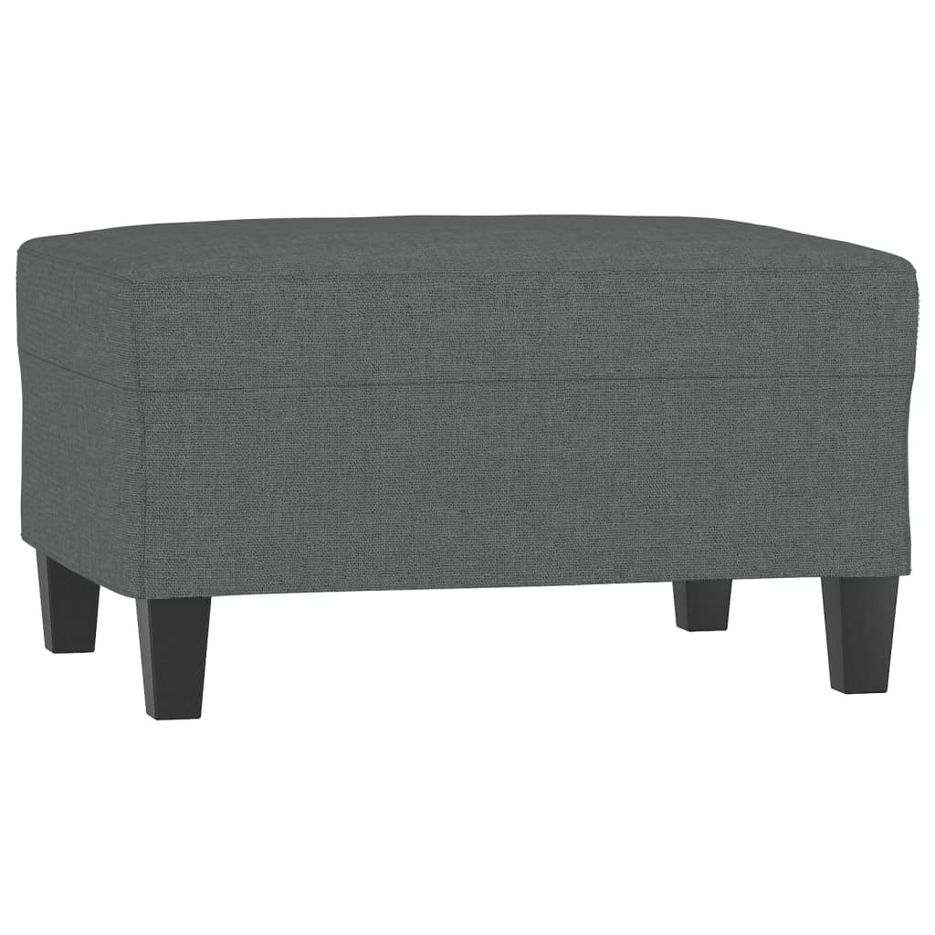 vidaXL Taburet, gri închis, 70x55x41 cm, material textil vidaXL Taburet, gri închis, 70x55x41 cm, material textil