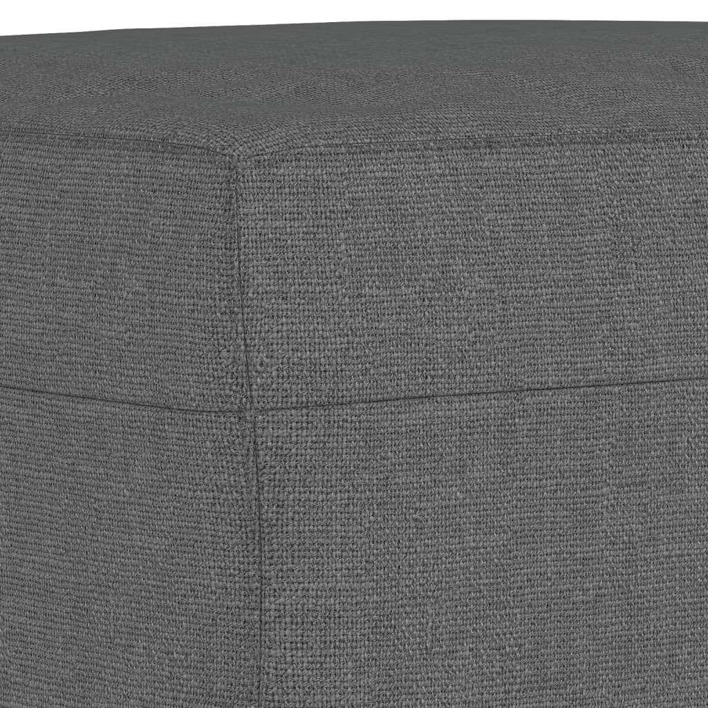 vidaXL Taburet, gri închis, 70x55x41 cm, material textil vidaXL Taburet, gri închis, 70x55x41 cm, material textil