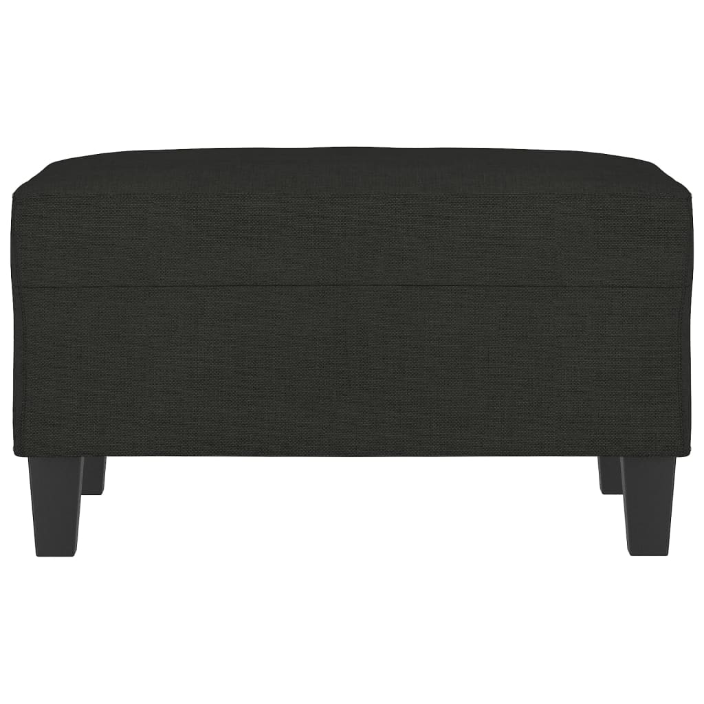 vidaXL Taburet, negru, 70x55x41 cm, material textil vidaXL Taburet, negru, 70x55x41 cm, material textil
