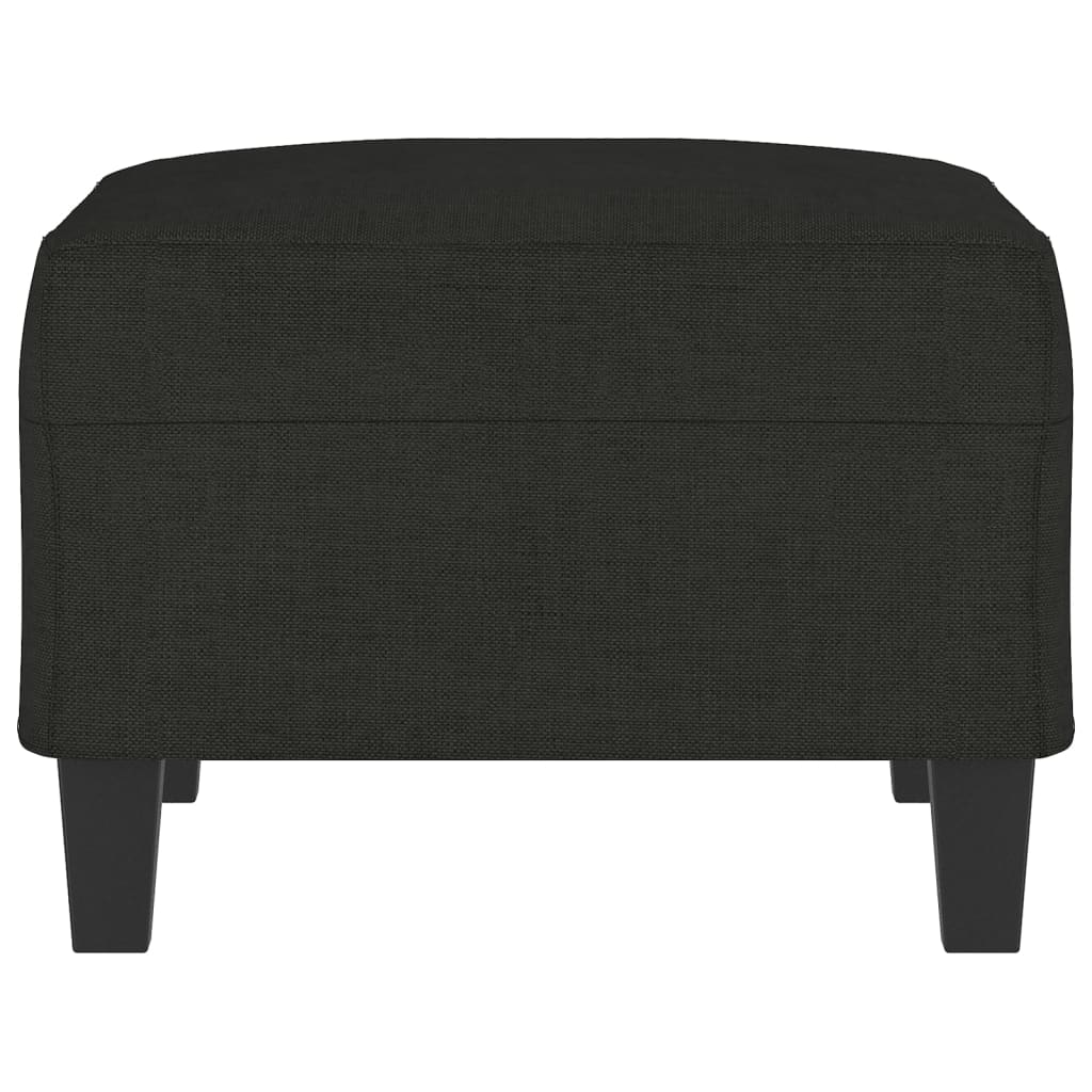 vidaXL Taburet, negru, 70x55x41 cm, material textil vidaXL Taburet, negru, 70x55x41 cm, material textil