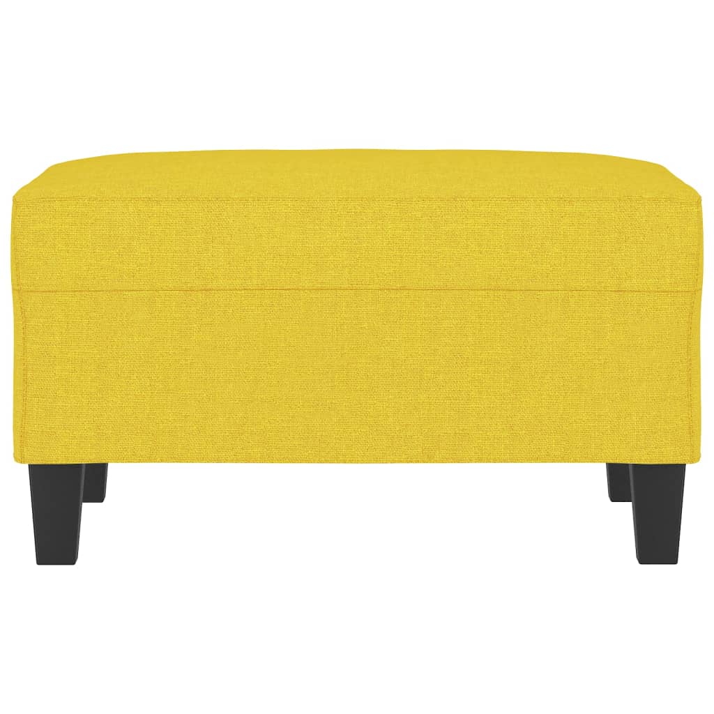 vidaXL Taburet, galben deschis, 70x55x41 cm, material textil vidaXL Taburet, galben deschis, 70x55x41 cm, material textil
