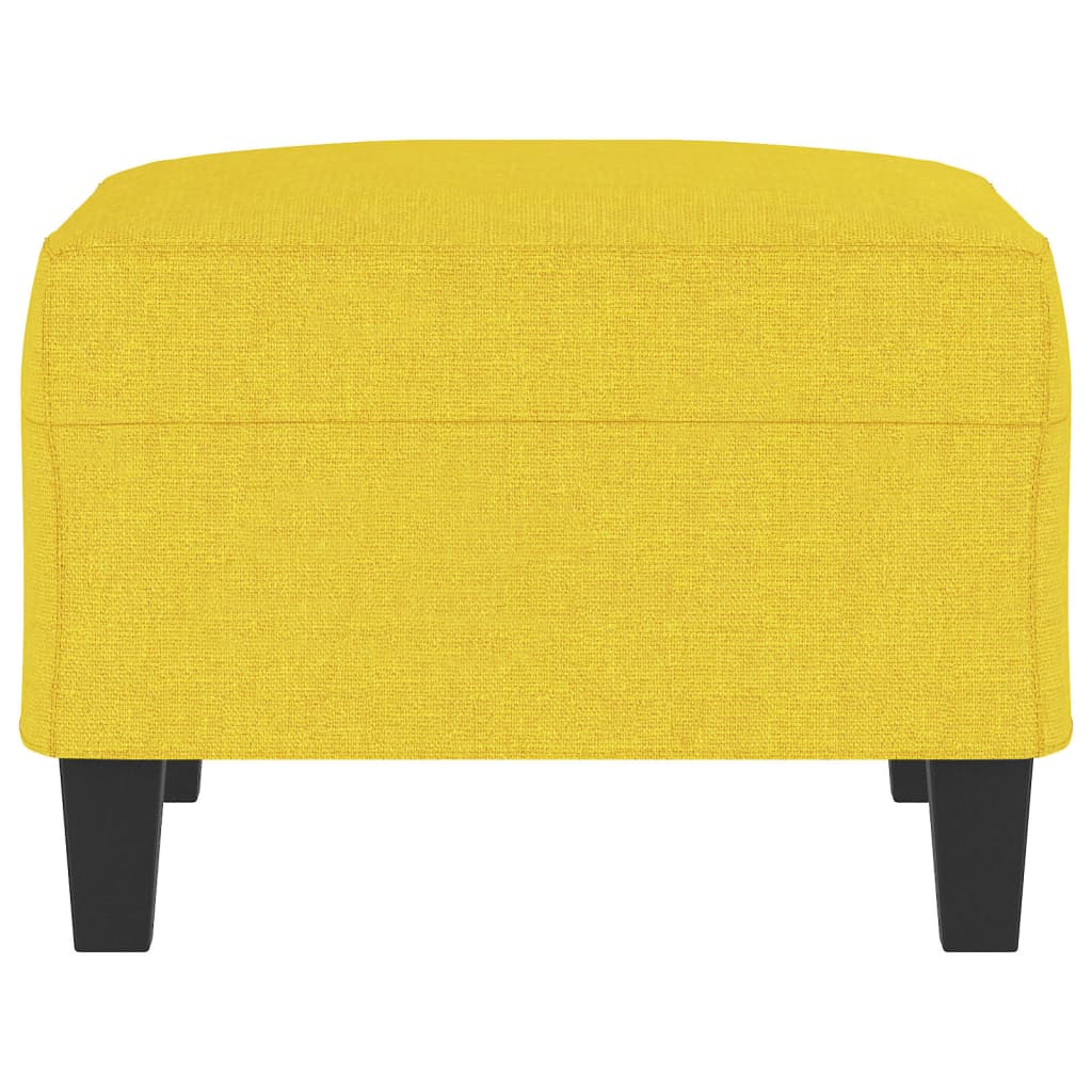 vidaXL Taburet, galben deschis, 70x55x41 cm, material textil vidaXL Taburet, galben deschis, 70x55x41 cm, material textil