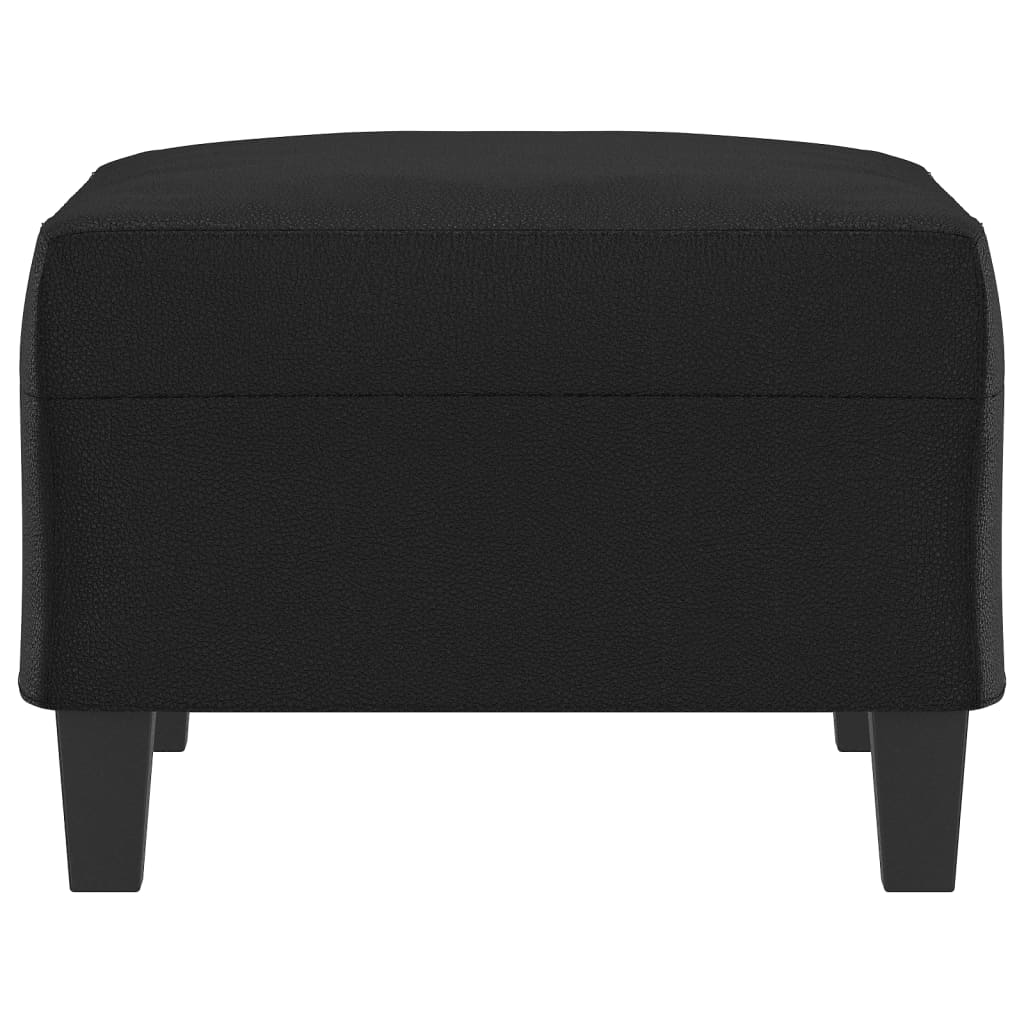 vidaXL Taburet, negru, 70x55x41 cm, piele ecologică vidaXL Taburet, negru, 70x55x41 cm, piele ecologică