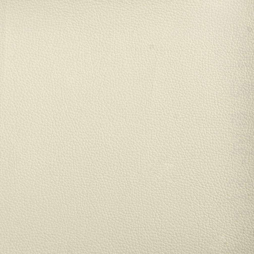 vidaXL Taburet, crem, 70x55x41 cm, piele ecologică vidaXL Taburet, crem, 70x55x41 cm, piele ecologică